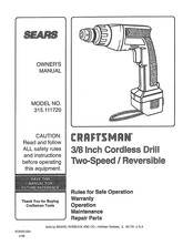 Craftsman 315.111720 Manual Del Propietário