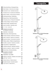Hansgrohe Raindance Select S 240 2jet Showerpipe 27129 Modo De Empleo/Instrucciones De Montaje