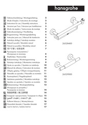 Hansgrohe 26329000 Modo De Empleo/Instrucciones De Montaje