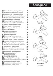 Hansgrohe Novus Care 71923000 Modo De Empleo/Instrucciones De Montaje