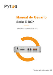 Pytes E-BOX-48100R Manual De Usuario