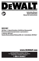 DeWalt DCD1007 Traducido De Las Instrucciones Originales