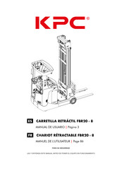 KPC FBR20-8 Manual De Usuario