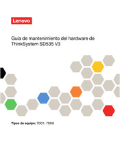 Lenovo ThinkSystem SD535 V3 Guía De Mantenimiento