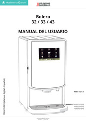 BRAVILOR BONAMAT BLR33-010 Manual Del Usuario