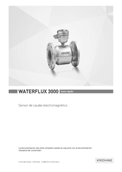 KROHNE WATERFLUX 3000 Inicio Rápido