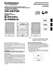 Pioneer XR-P670F Manual De Instrucciones