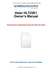 Haier HLT23E Manual Del Usuario