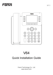 Fanvil V64 Guia De Inicio Rapido