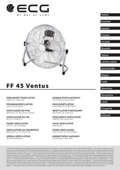 ECG Ventus FF 45 Manual De Instrucciones