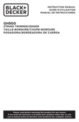 Black And Decker GH900 Manual De Instrucciones