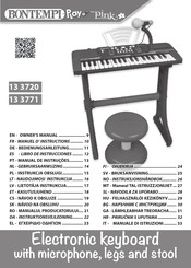 Bontempi Play 13 3720 Libro De Instrucciones