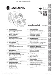 Gardena 13300 Libro De Instrucciones