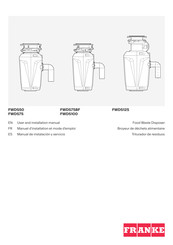 Franke FWDS75BF Manual De Instalación Y Servicio