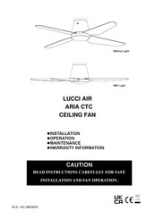 LUCCI Air ARIA CTC 212999 Manual De Instrucciones De Instalación