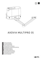 SOMFY AXOVIA MULTIPRO 3S Instrucciones De Seguridad