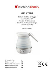 Melchioni Family MRS. KETTLE Manual De Instrucciones