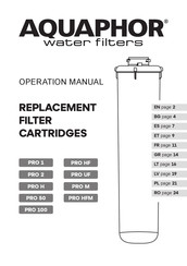 AQUAPHOR PRO 1 Manual De Instrucciones