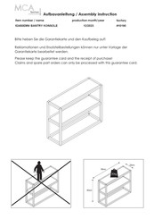 MCA furniture BANTRY 52450EM9 Instrucciones De Montaje