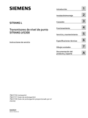 Siemens SITRANS LVS300 Instrucciones De Servicio