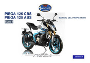 F.B Mondial PIEGA 125 ABS 2022 Manual Del Propietário