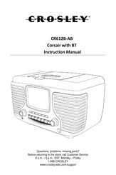 Crosley Corsair CR612B-AB Manual De Instrucciones