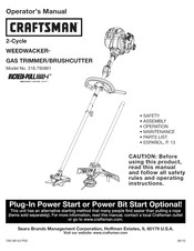 Craftsman WEEDWACKER 316.795861 Manual Del Operador