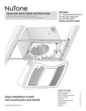 Broan NuTone XN110HL Manual De Instrucciones