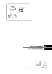 Blastrac BDC-1216 Manual De Instrucciones