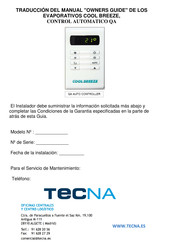 TECNA 3800SP3221 Guia Del Usuario