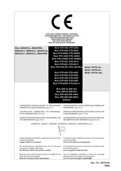 Mareno FTE-60D Instrucciones De Instalación, Uso Y Mantenimiento