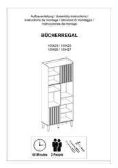 Mendler BUCHERREGAL HWC-M48 Instrucciones De Montaje