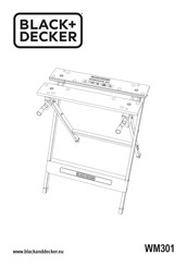 Black and Decker WORKMATE WM301-XJ Instrucciones De Montaje