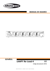 SHOWTEC LAMPY Re-Load 4 Manual De Usuario