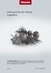 Miele K 7448 C Instrucciones De Manejo