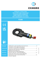 Cembre TC050 Manual De Uso Y Mantenimiento