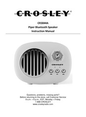 Crosley CR3044A Manual De Instrucciones