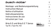 Busch+Müller Briq-S E Instrucciones De Uso