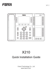 Fanvil X210 Manual De Instrucciones