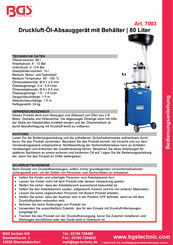 BGS technic 7003 Manual De Instrucciones