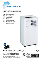 Lifetime Air JHS-A016-09KR2/A Manual De Instrucciones