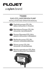 Xylem FLOJET T5000 Manual De Instalación Y Funcionamiento