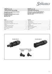 Staubli PV-KBT4-EVO ST Instrucciones De Montaje