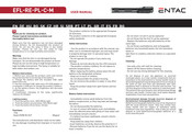 ENTAC EFL-RE-PL-C-M Manual De Instrucciones