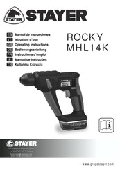 stayer ROCKY MHL14K Manual De Instrucciones