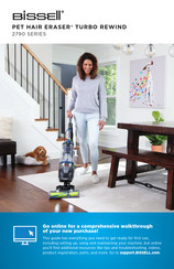 Bissell PET HAIR ERASER TURBO REWIND 2790 Serie Manual Del Usuario