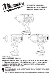 Milwaukee 2864-20 Manual Del Operador