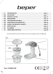 Beper P102GEL100 Manual De Instrucciones