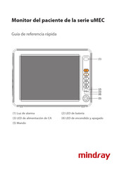 Mindray uMEC Serie Guía De Referencia Rápida