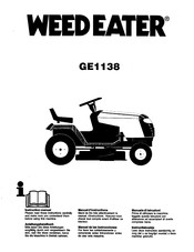 Weed Eater GE1138 Manual De Las Instrucciones